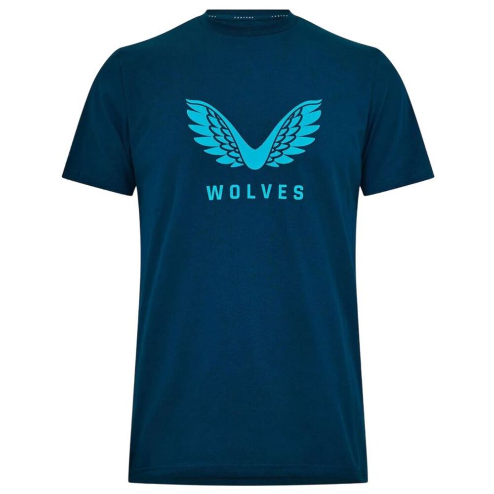 Castore Mens Wolves T-Shirt / Bay Green